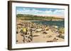 East Beach, Corona del Mar, Newport Harbor, California-null-Framed Art Print