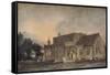 'East Bergholt Church from the South-East', 1811-John Constable-Framed Stretched Canvas