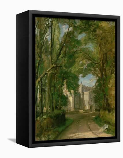 East Bergholt Church-John Constable-Framed Stretched Canvas