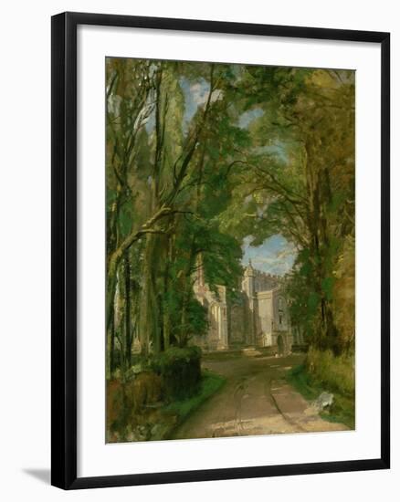 East Bergholt Church-John Constable-Framed Giclee Print