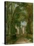 East Bergholt Church-John Constable-Stretched Canvas