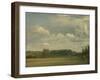 East Bergholt Common, View toward the Rectory, 18Th August 1813 (Oil on Canvas, Mounted on Panel)-John Constable-Framed Giclee Print