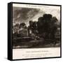 East Bergholt-John Constable-Framed Stretched Canvas