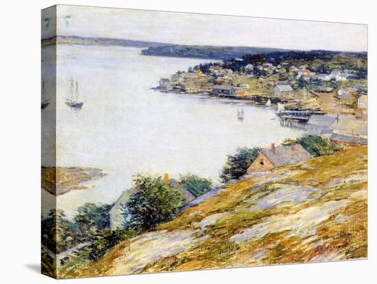 East Boothbay Harbor, 1904-Willard Leroy Metcalf-Stretched Canvas
