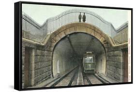 East Boston Tunnel-null-Framed Stretched Canvas