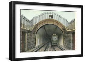East Boston Tunnel-null-Framed Art Print