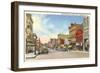 East Broadway, Logansport, Indiana-null-Framed Art Print