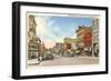 East Broadway, Logansport, Indiana-null-Framed Art Print