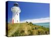 East Cape Lighthouse, Eastland, New Zealand-David Wall-Stretched Canvas