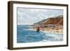 East Cliff and Sands, Cromer-Alfred Robert Quinton-Framed Giclee Print