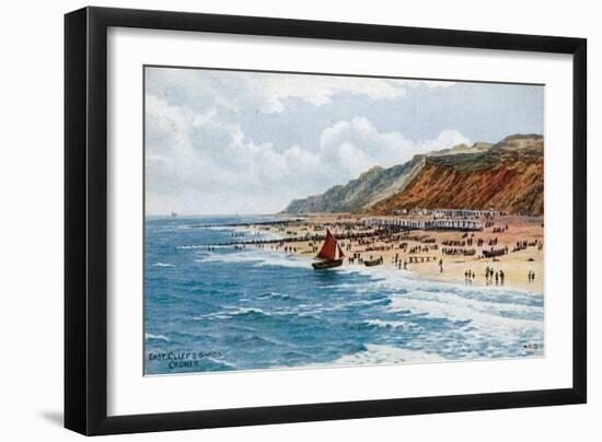 East Cliff and Sands, Cromer-Alfred Robert Quinton-Framed Giclee Print