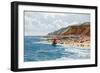 East Cliff and Sands, Cromer-Alfred Robert Quinton-Framed Giclee Print