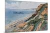 East Cliff and Zig Zag, Bournemouth-Alfred Robert Quinton-Mounted Giclee Print
