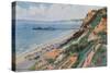 East Cliff and Zig Zag, Bournemouth-Alfred Robert Quinton-Stretched Canvas