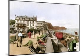 East Cliff Promenade, Teignmouth, Devon, Early 20th Century-EP Bucknall-Mounted Giclee Print