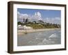 East Cliffs and Beach, Bournemouth, Dorset, England, United Kingdom, Europe-Rainford Roy-Framed Photographic Print