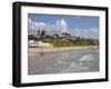 East Cliffs and Beach, Bournemouth, Dorset, England, United Kingdom, Europe-Rainford Roy-Framed Photographic Print