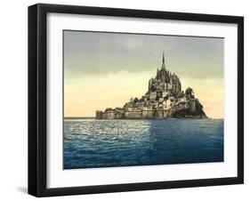 East Coast at High Water, Le Mont St. Michel, France-null-Framed Giclee Print