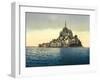 East Coast at High Water, Le Mont St. Michel, France-null-Framed Giclee Print