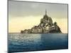 East Coast at High Water, Le Mont St. Michel, France-null-Mounted Giclee Print