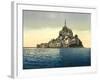 East Coast at High Water, Le Mont St. Michel, France-null-Framed Giclee Print