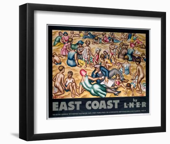 East Coast by LNER-null-Framed Art Print