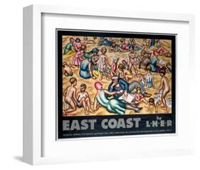 East Coast by LNER-null-Framed Art Print