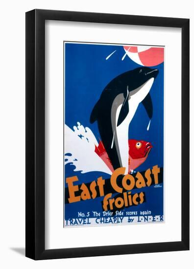 East Coast Frolics-null-Framed Art Print