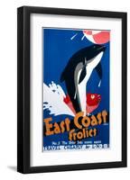 East Coast Frolics-null-Framed Art Print