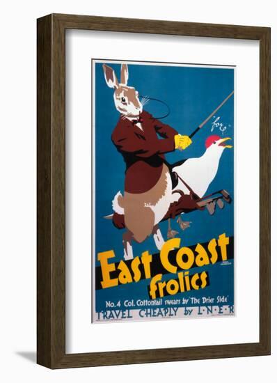 East Coast Frolics-null-Framed Art Print