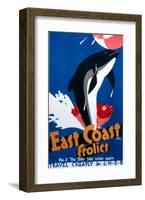 East Coast Frolics-null-Framed Art Print