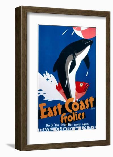 East Coast Frolics-null-Framed Art Print