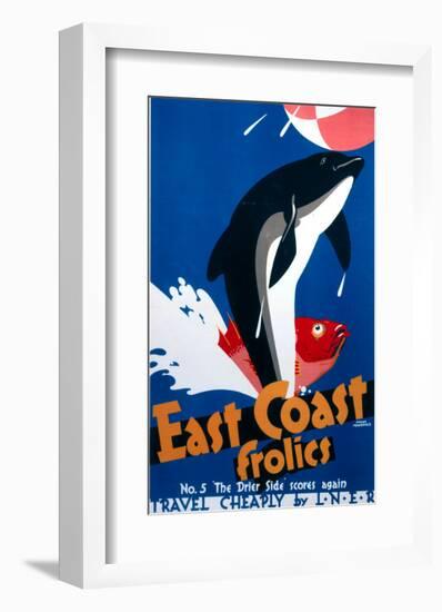 East Coast Frolics-null-Framed Art Print