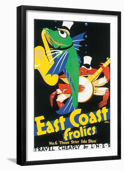 East Coast Frolics-Frank Newbould-Framed Art Print