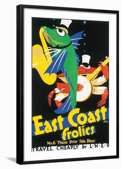 East Coast Frolics-Frank Newbould-Framed Art Print