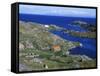 East Coast of Harris Looking over Minch Towards Mull-John Warburton-lee-Framed Stretched Canvas