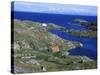 East Coast of Harris Looking over Minch Towards Mull-John Warburton-lee-Stretched Canvas
