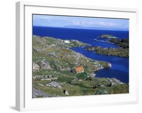 East Coast of Harris Looking over Minch Towards Mull-John Warburton-lee-Framed Photographic Print