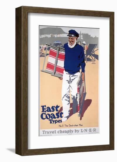 East Coast Types Cheeky Sailor-null-Framed Art Print