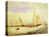 East Cowes Castle, the Seat of J Nash Esq., the Regatta Beating to Windward, 1828-J. M. W. Turner-Stretched Canvas