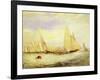 East Cowes Castle, the Seat of J Nash Esq., the Regatta Beating to Windward, 1828-J. M. W. Turner-Framed Giclee Print