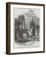 East Dereham, the Church and Clocker Tower-null-Framed Giclee Print
