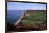 East Devon Coast Path, Near Sidmouth, Devon, England, United Kingdom-Cyndy Black-Framed Photographic Print