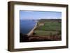 East Devon Coast Path, Near Sidmouth, Devon, England, United Kingdom-Cyndy Black-Framed Photographic Print