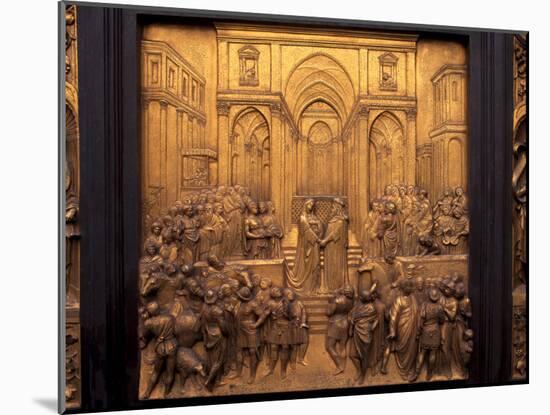 East Door of the Baptistery Near the Duomo, Florence, Tuscany, Italy-Patrick Dieudonne-Mounted Photographic Print