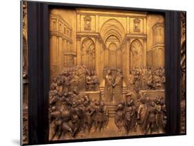 East Door of the Baptistery Near the Duomo, Florence, Tuscany, Italy-Patrick Dieudonne-Mounted Photographic Print