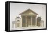 East Elevation of the Church of St Paul, Covent Garden, London, C1830-null-Framed Stretched Canvas