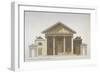 East Elevation of the Church of St Paul, Covent Garden, London, C1830-null-Framed Giclee Print