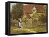East End Farm, Moss Lane, Pinner-Helen Allingham-Framed Stretched Canvas
