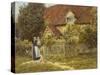 East End Farm, Moss Lane, Pinner-Helen Allingham-Stretched Canvas